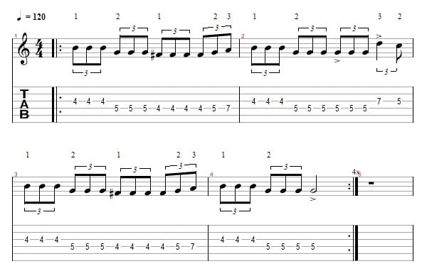 Tremolo Picking - Exercise 10