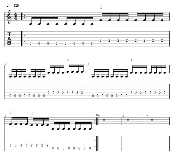 Tremolo Picking - Exercise 5